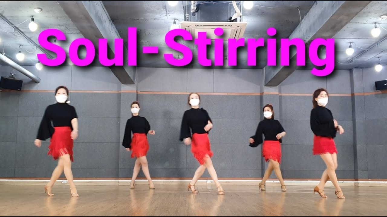 Soul Stirring line dance (Improver Cha Cha) Demo&Count - YouTube