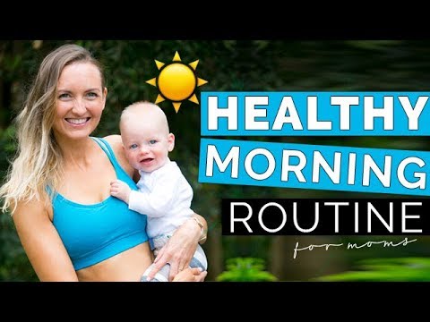 healthy-morning-routine-with-a-baby-|-morning-habits-for-new-moms-|-yoga,-workout,-and-food-tips