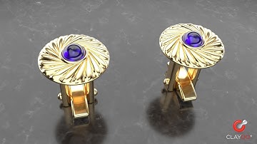 Clayoo - Cufflinks (Speed Modeling)