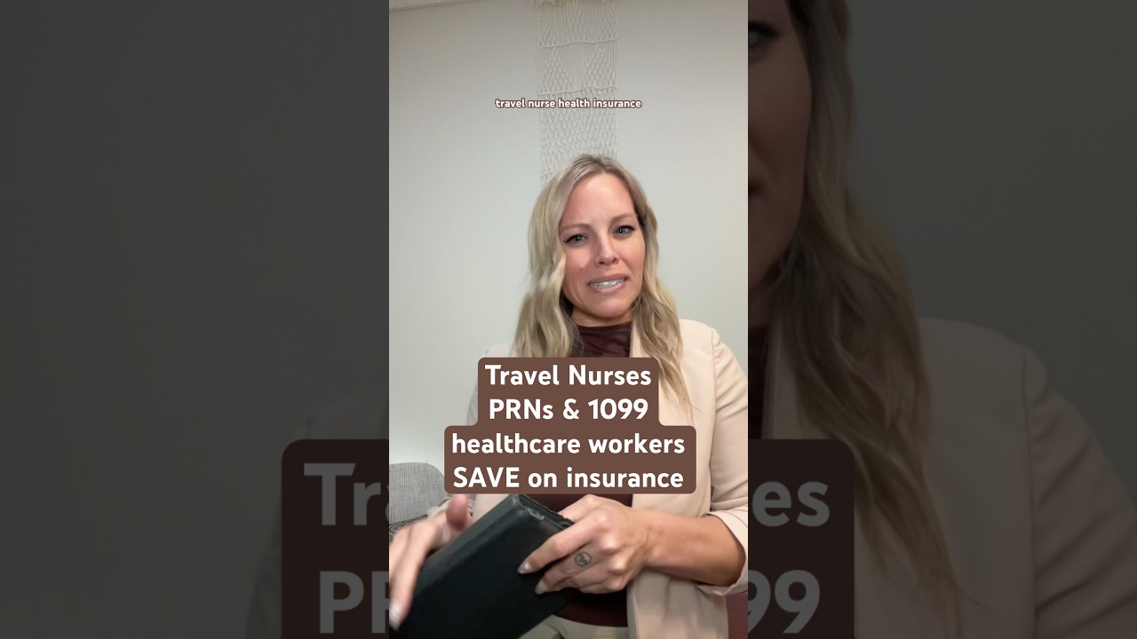 travel nurse saved over $300 with more secure health insurance coverage! 🤯 
