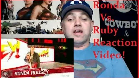 WWE Ronda Rousey VS. Ruby Riot Reaction