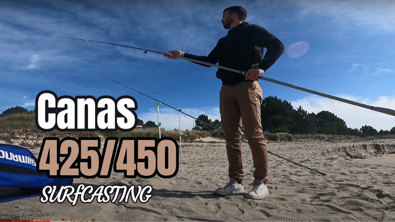 SURFCASTING (cana 425 vs 450)🔴