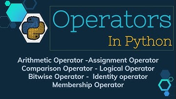 Python Operators | Python Tutorial