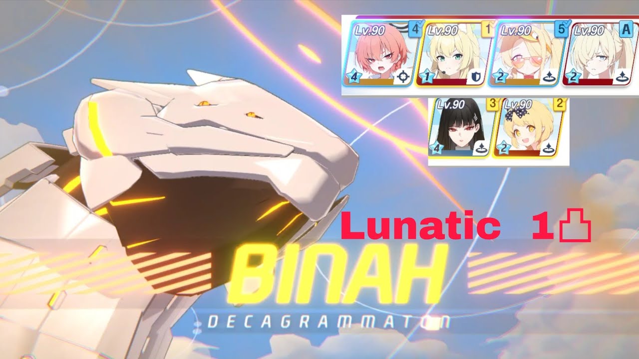 【ブルアカ】ビナー 重装甲 Lunatic 1凸 屋外戦 53.086.135pt