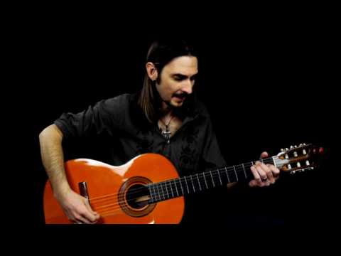 how-to-play-flamenco-guitar-for-beginners---picado-rest-stroke-for-beginners