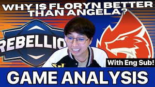 FLORYN IS BETTER THAN ANGELA?! | RBL VS. AURA GAME ANALYSIS BY OHMYV33NUS