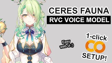 Ceres Fauna AI Voice Model - RVC 1-CLICK Google Colab Setup