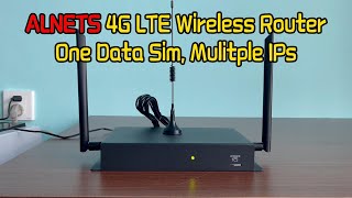 ALNETS 4G LTE Proxy Router, 7 SSIDs, 7 Proxies, with isolated 7 Wireless LANs
