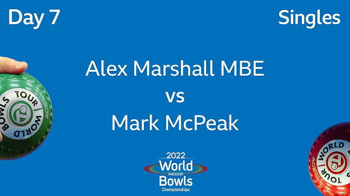 2022 World Indoor Bowls Championships - Day 7: Ale...