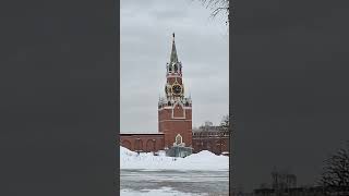 Бой Курантов, вид с территории Московского Кремля