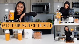 Batch Juicing - Apple Beet Carrot Ginger Juice | POWERFUL Immune Booster Recipe + More | Easy
