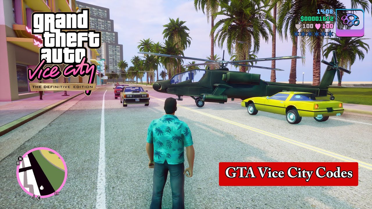 GTA VICE CITY DEFINITIVE EDITION CHEATS CODES GTA VICE CITY GAMEPLAY