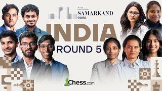 Will india win gold | Gukesh, Arjun, Pragg in action | Chess Olympiad 2026 Day 5