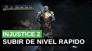 Como subir de nível rápido Injustice 2?
