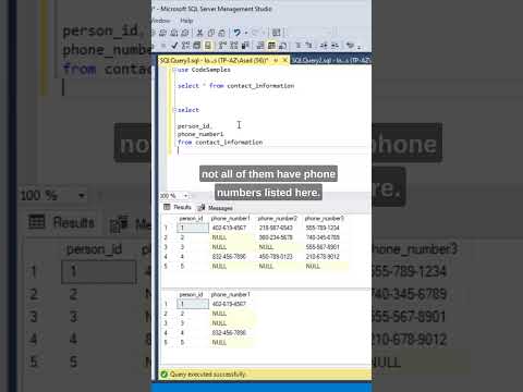 #SQL Coalesce Function and It's Use.  #datascience #coding #mssql