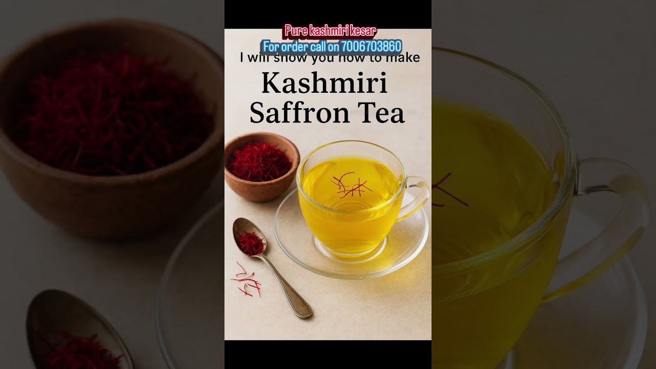 kashmiri saffron tea