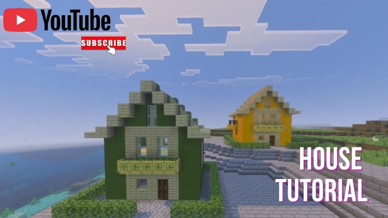 Minecraft house tutorial 🏠 - YouTube