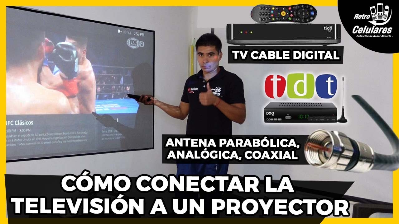 Se puede hacer una transición de televisor a proyector?