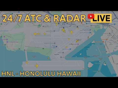 Live ATC + Radar - HNL Honolulu Airport — Honolulu, HI live camera thumbnail