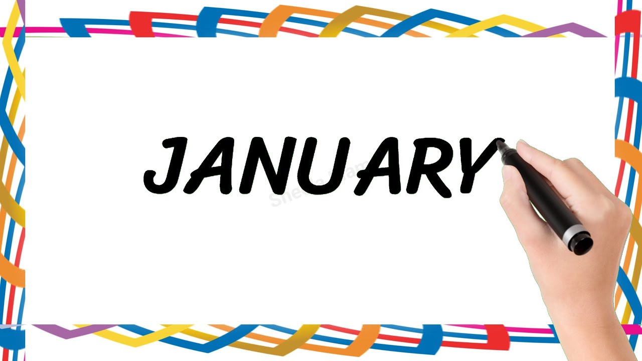 Months Name in English | January To December Spelling Writing | Months Name | January February Kids