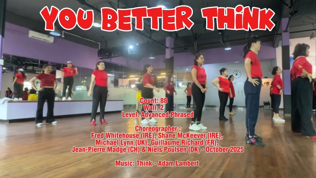 You Better Think // Line Dance // Advanced Phrased // Demo by “Salsa Shine”The Backbone Fitness Team