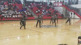 Jaidan with CMS dance team