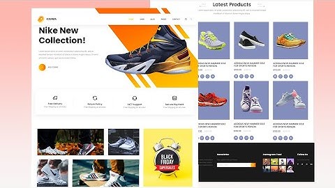 A Complete Responsive E-commerce Website Template using HTML/CSS/JS/BOOTSTRAP - step by step