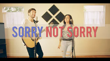 Demi Lovato - Sorry Not Sorry | ACOUSTIC COVER "One Take" | Nick Warner Abby Celso