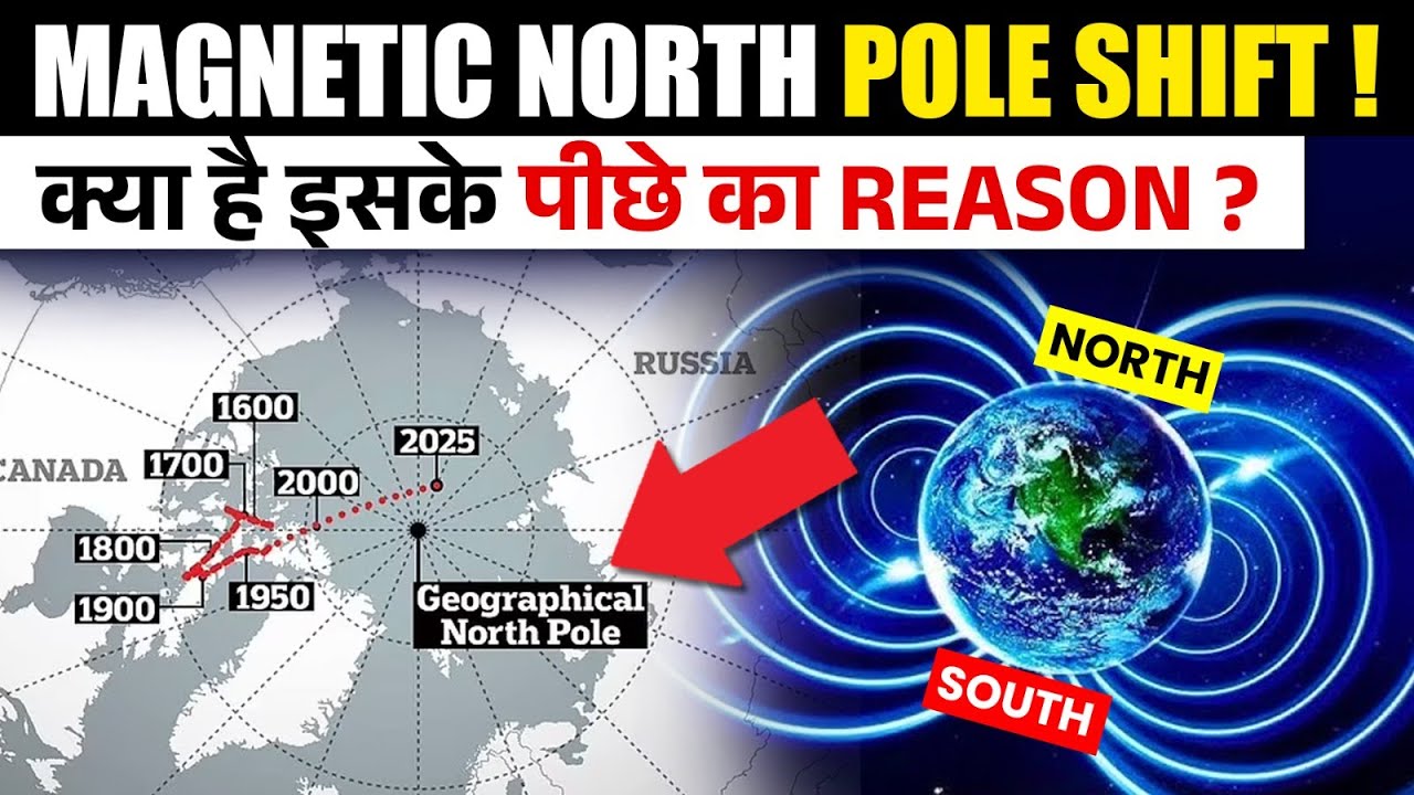 Why is the Magnetic North Pole Shifting? | PW OnlyIAS #upsc - YouTube