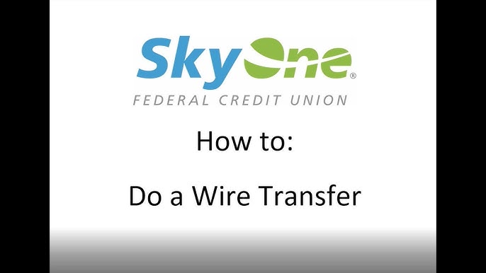 First Tech Credit Union Online Banking - Make a Wire Transfer - YouTube