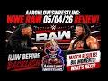 Aaron Loves Wrestling: WWE RAW Review! RAW Before Backlash &amp; Backlash Predictions!