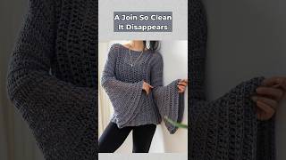 Finally, a seamless crochet join! #crochet #hacks