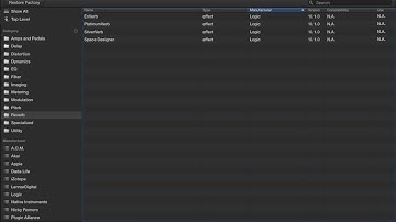 Logic Pro X 10.1 - Plugin Manager (Organize your AudioUnits)