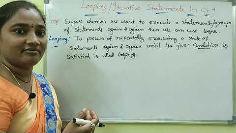 Cpp  ||Loops Introduction in C++ Both in Telugu And English By Scit Telugu Tutorials