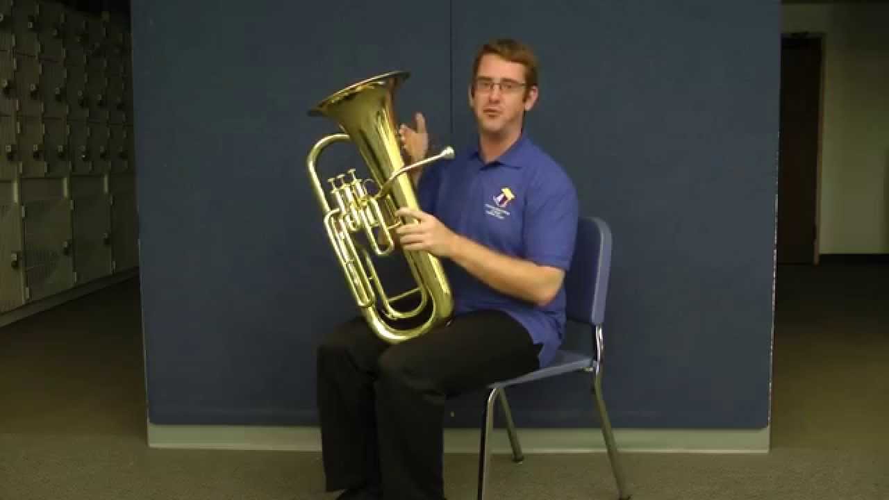 Holding The Euphonium