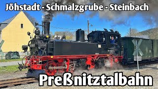 Preßnitztalbahn  Schmalspurbahn mit IVK Dampflokbetrieb | Jöhstadt 2023