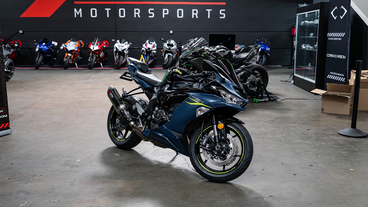 2022 Kawasaki Ninja ZX-6R / Walk Around - YouTube