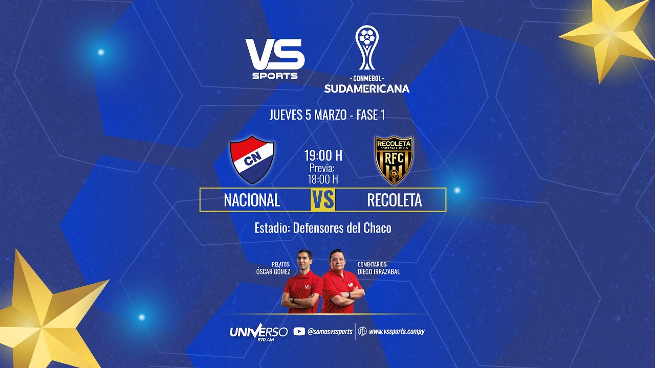 #sudamericana2026 | Nacional v Recoleta | @somosvssports
