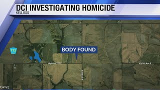 DCI, Jasper Co. Sheriff's Office investigating homicide after body was found in rural Kellogg