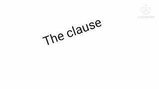 اجي تفهم  clauses