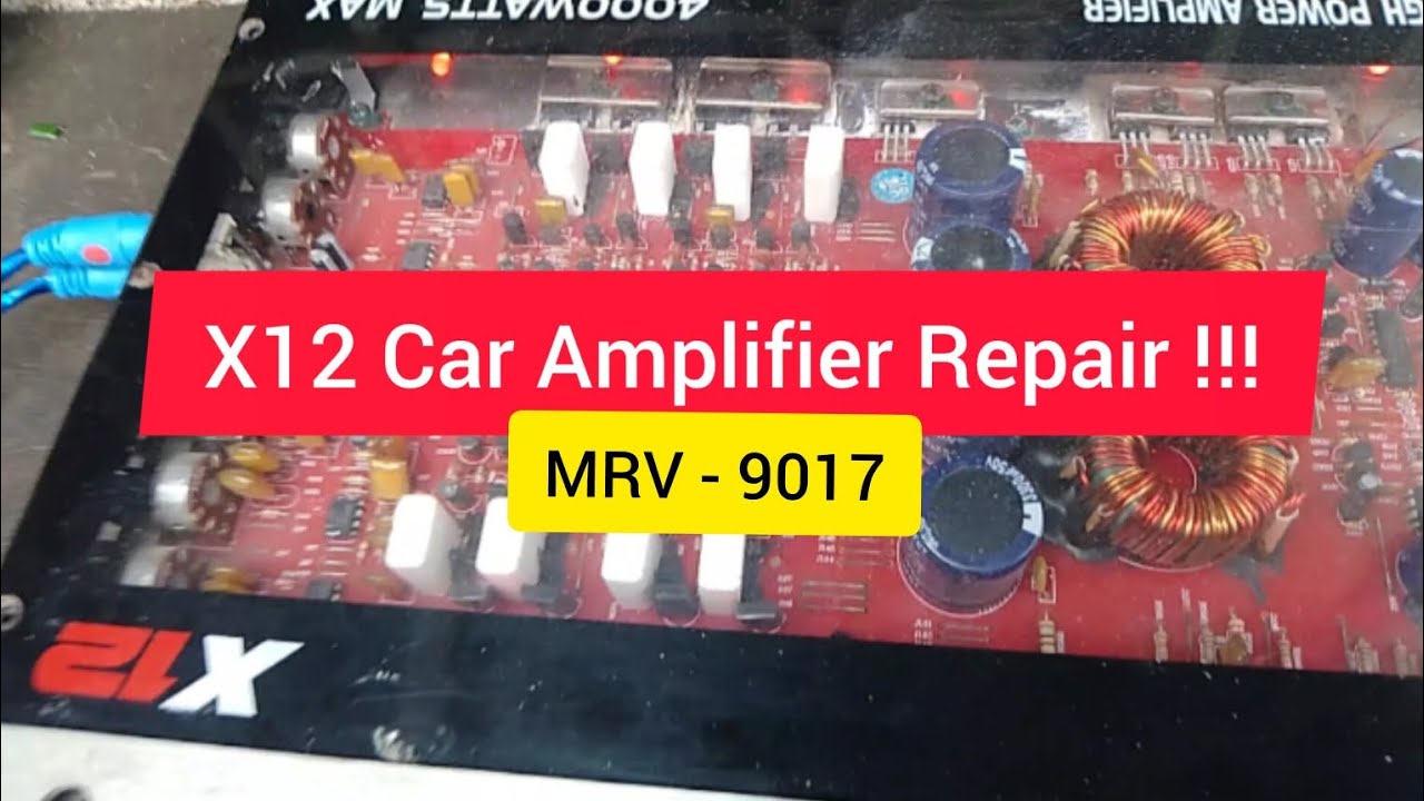 Car Amplifier Repair ,distorted sound? 