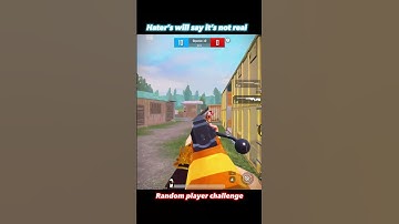 Random player challenges me #pubg #bgmi #shorts #youtubeshorts #1v1 #tdm #tdmplayer