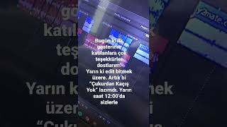 Çukurdan Kaçış Yok Mu? Yarın Saat 1200 Da, Sizlerle.