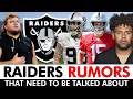 Raiders Rumors That Need To Be Talked About