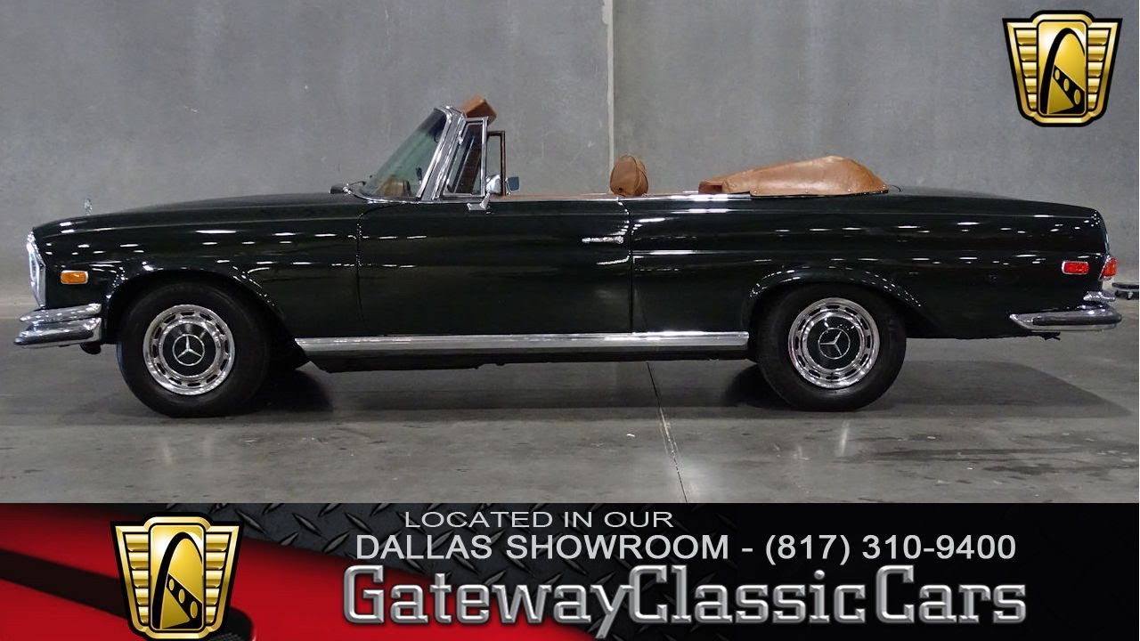 1970 MercedesBenz 280SE Convertible 726DFW Gateway Classic Cars of Dallas YouTube