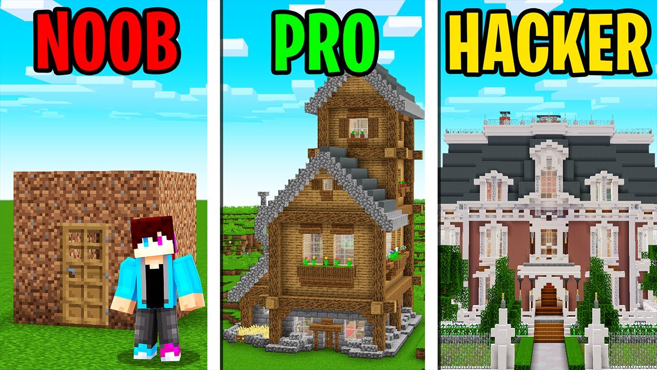 NOOB vs PRO vs HACKER Huis Bouw CHALLENGE!