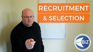 A level Business Revision - Recruitment & Selection