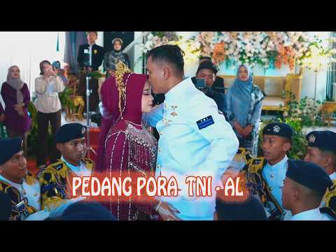 pedang pora TNI AL ** wedding feri & mareta