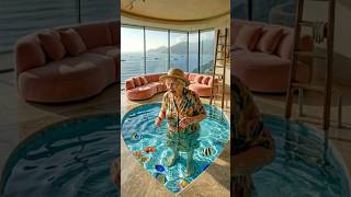 Would You Swim In This Romantic Neon Heart Pool?