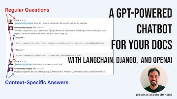 Making a GPT-powered chatbot for your docs with Langchain, Python, Django, and OpenAI